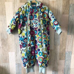 Hanna Andersson Colorful Floral Puffer Jacket
